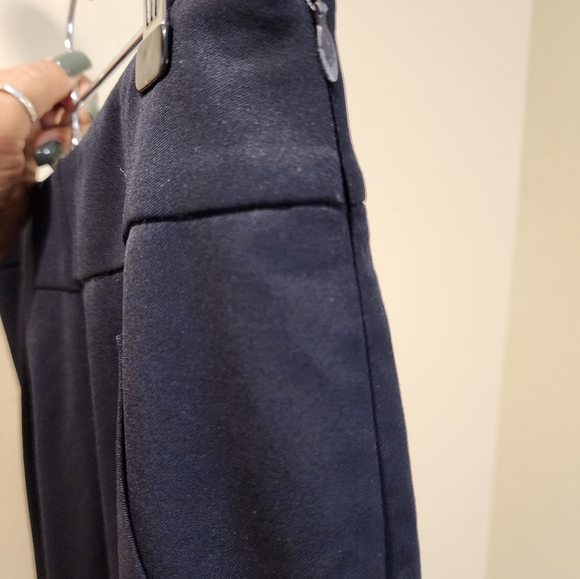 LAFAYETTE 148 Black Wool  Knee Length Skirt  size 10 - Picture 6 of 14